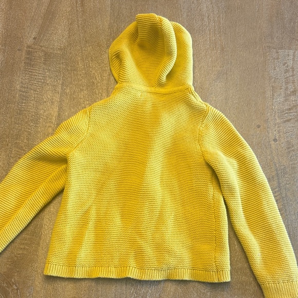 Boden Kids Yellow Duck Hooded Cardigan, very good condition, size 7-8 - Picture 3 of 3